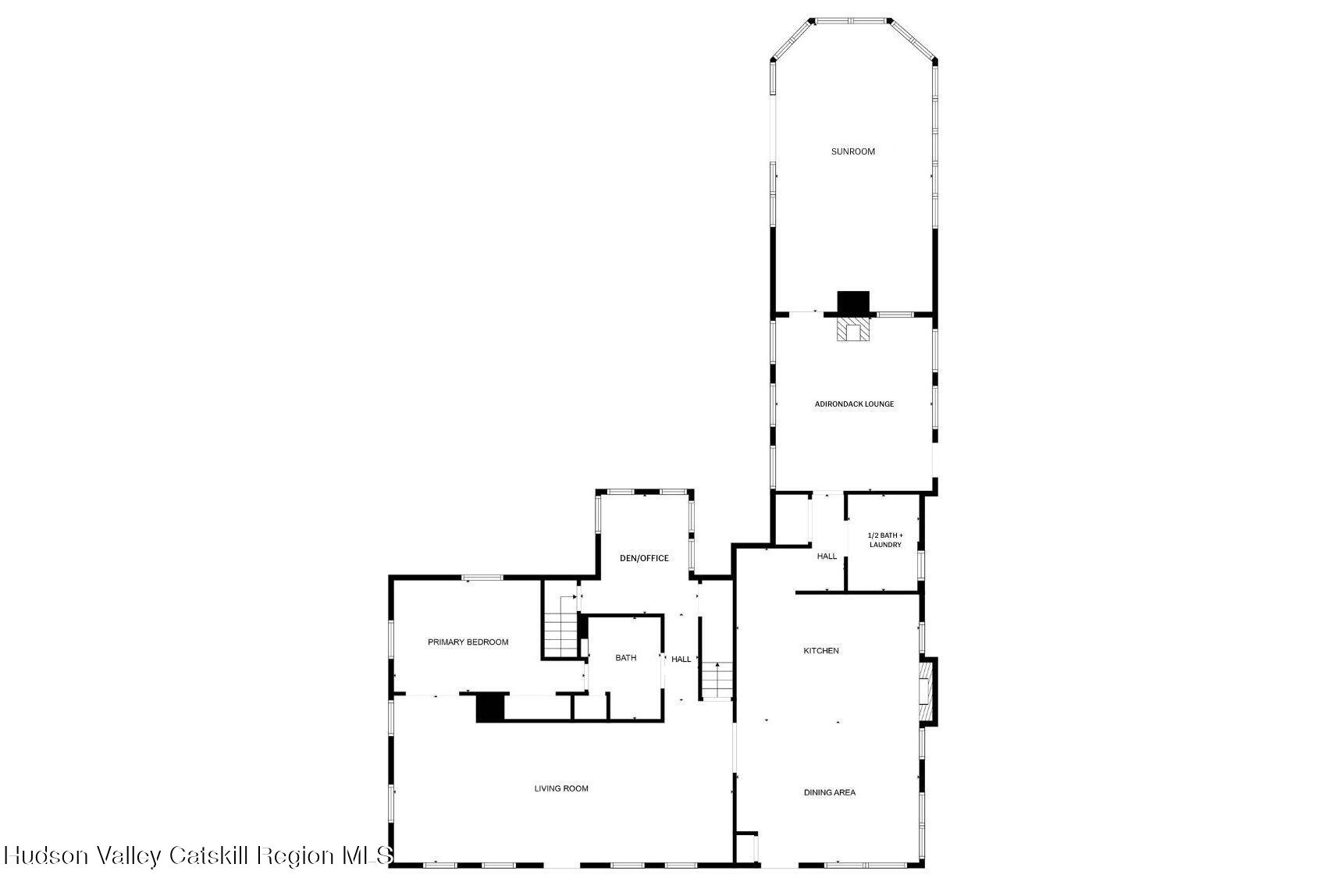 2295 State Rte 32 South New Paltz, NY 12561 - Photo 45 of 46 a picture of a floor plan