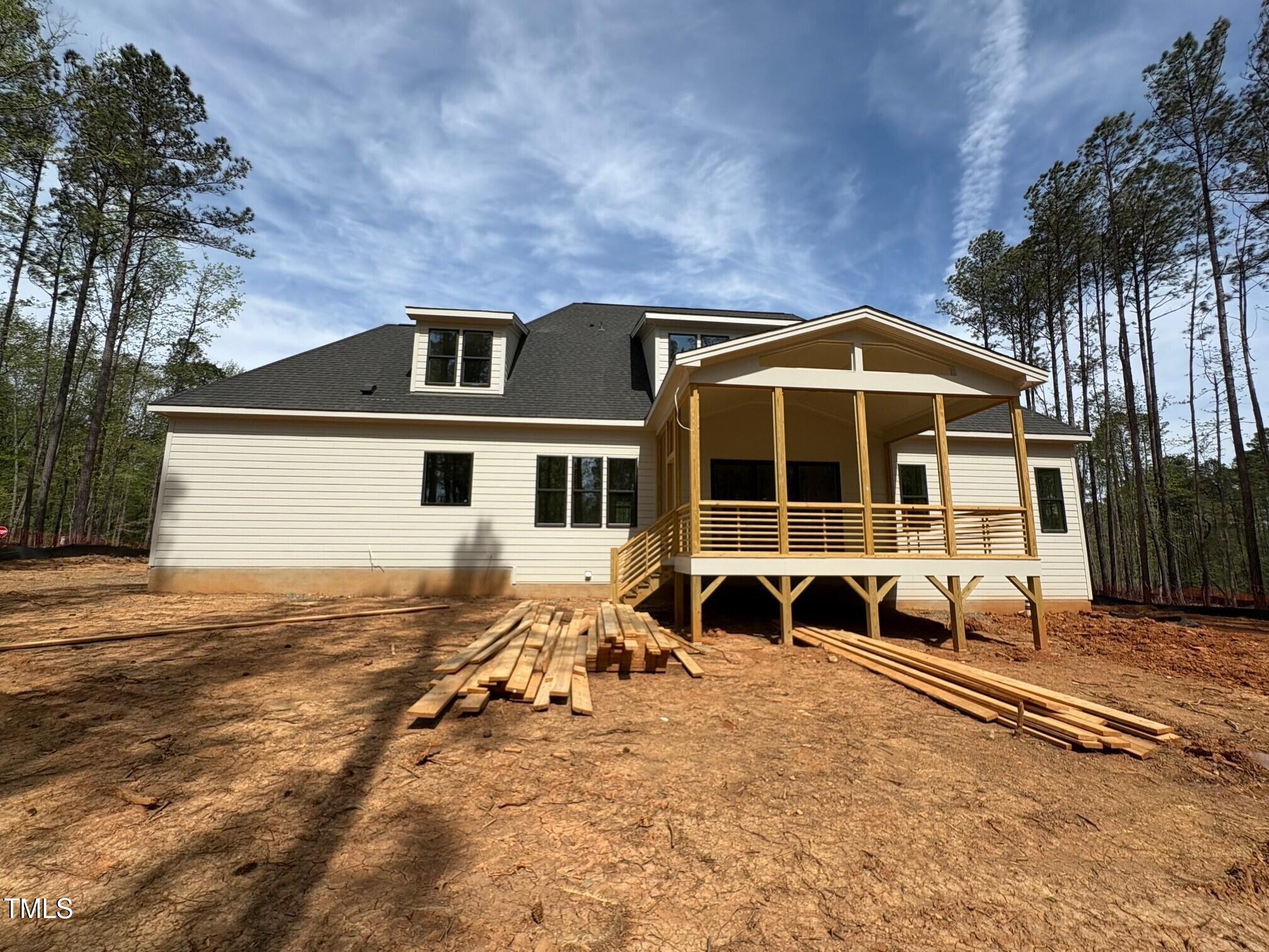 155 Gaines Trail Pittsboro, NC 27312 - Photo 21 of 86 a front view of a house with a patio
