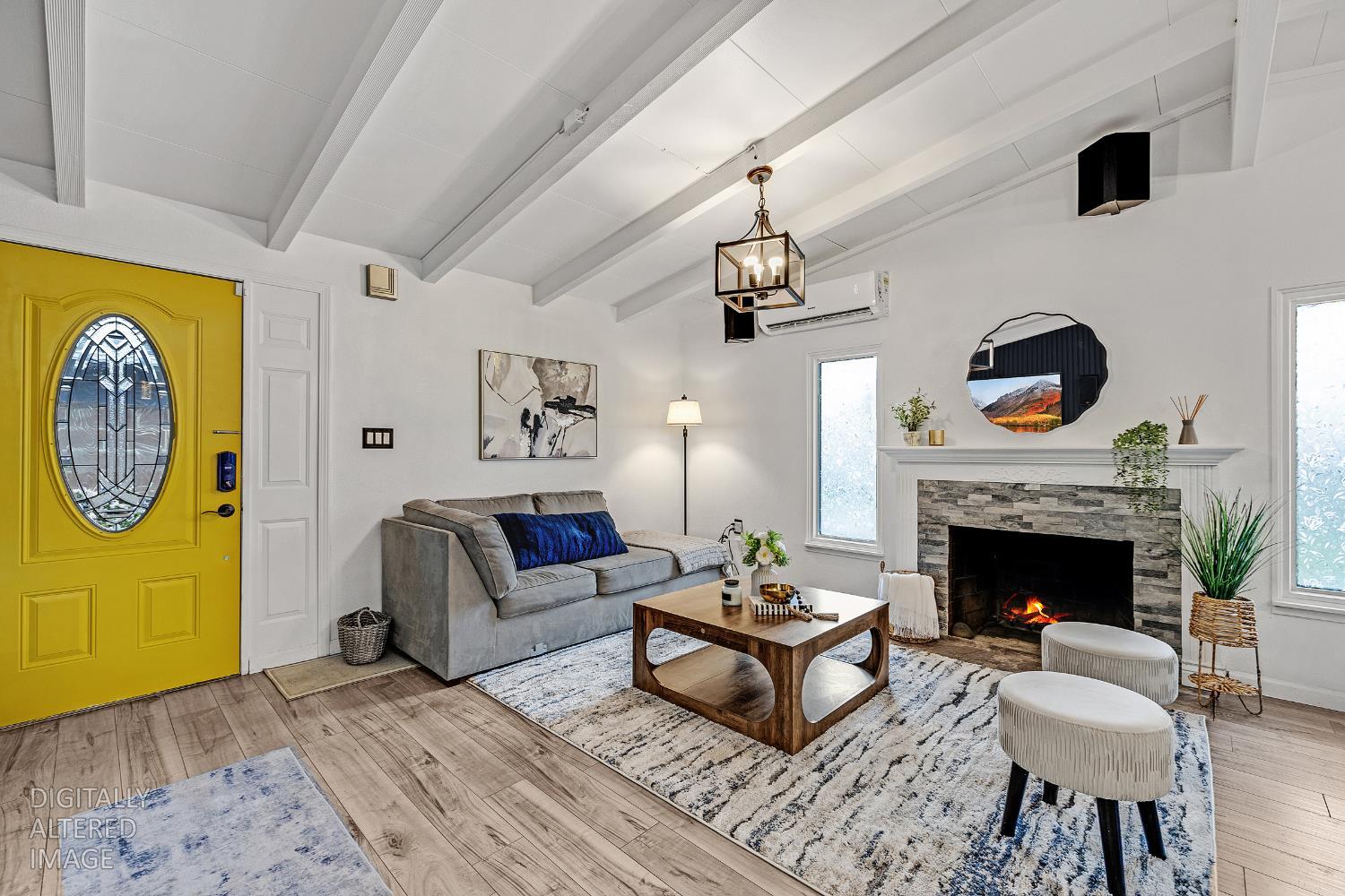 1481 Rieger Avenue Hayward, CA 94544 - Photo 13 of 34 a living room with furniture and a fireplace
