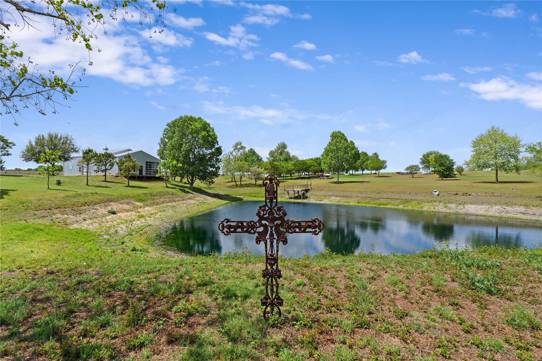 5025 Wickel Road Burton, TX 77835 - Photo 41 of 50 a lake view with a big yard