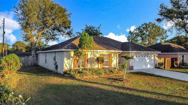 a view of a flower in a garden