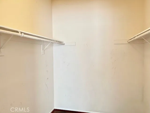 a close up view of racks on the wall