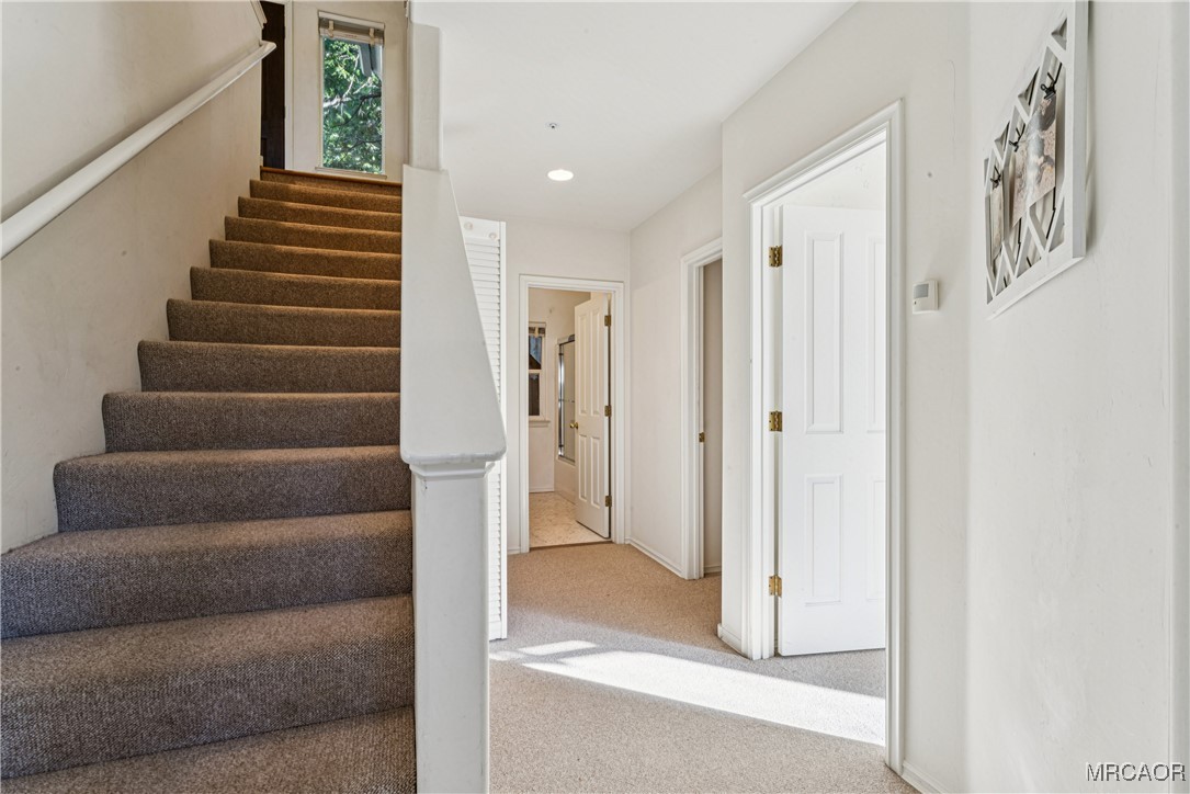 305 Summit Road Lake Arrowhead, CA 92352 - Photo 25 of 47 a view of entryway and hall with wooden floor