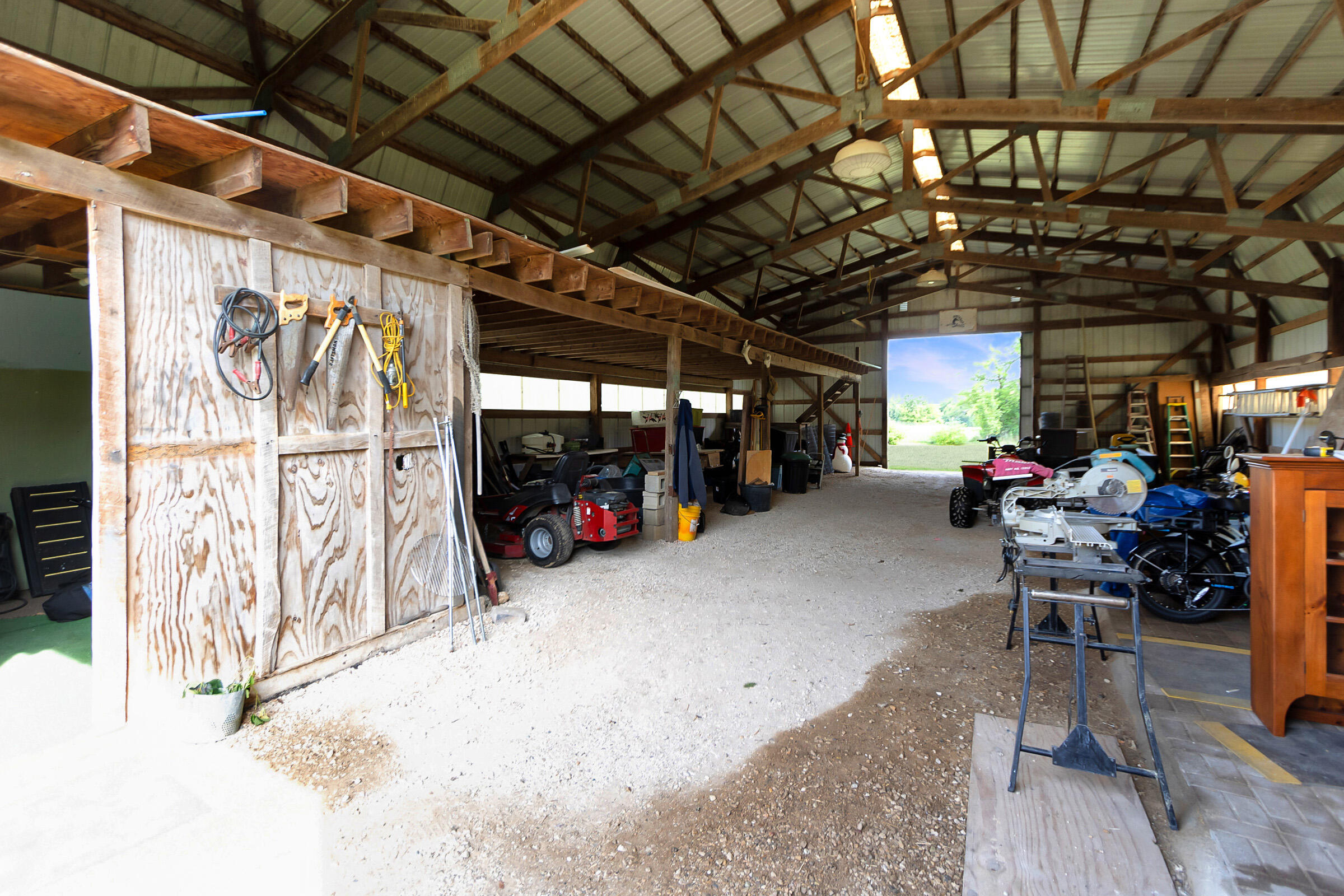 38112 87th Street Randall, WI 53105 - Photo 25 of 34 Pole Barn Interior