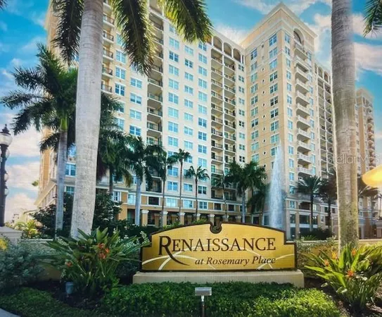 a sign on the side of building