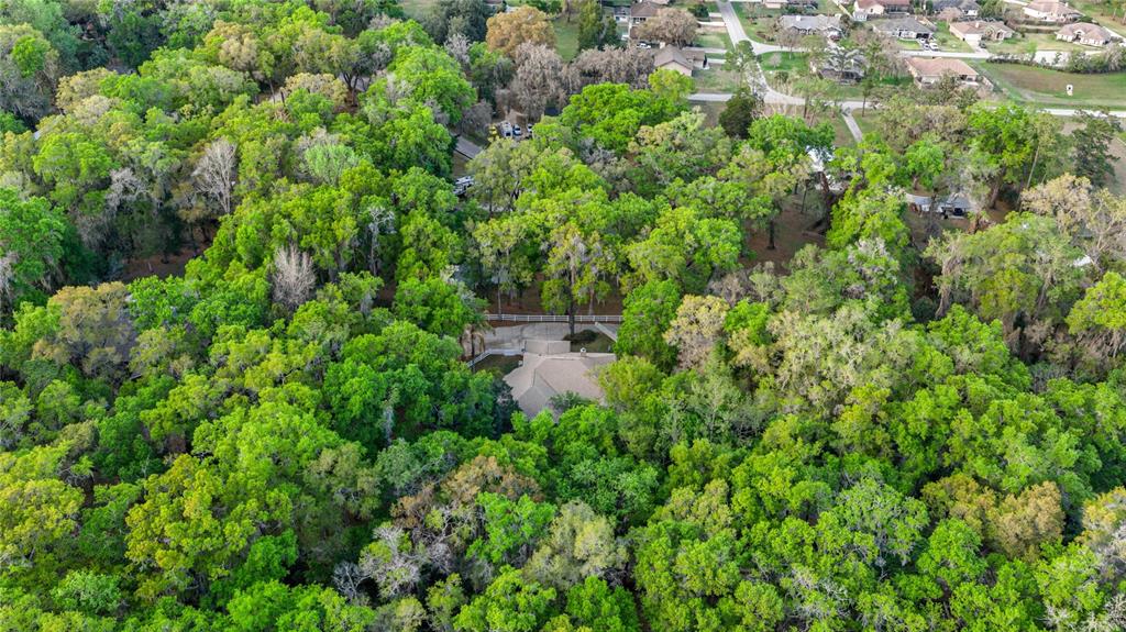 4280 Southeast 26th Terrace Road Ocala, FL 34480 - Photo 69 of 70 an aerial view of residential house with outdoor space and trees all around