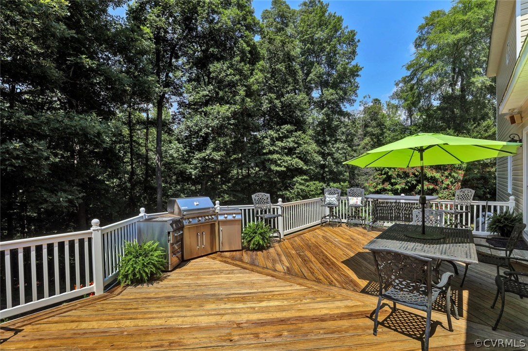 20700 River Road Chesterfield, VA 23838 - Photo 32 of 39 Very large deck with vinyl rails great for enterta