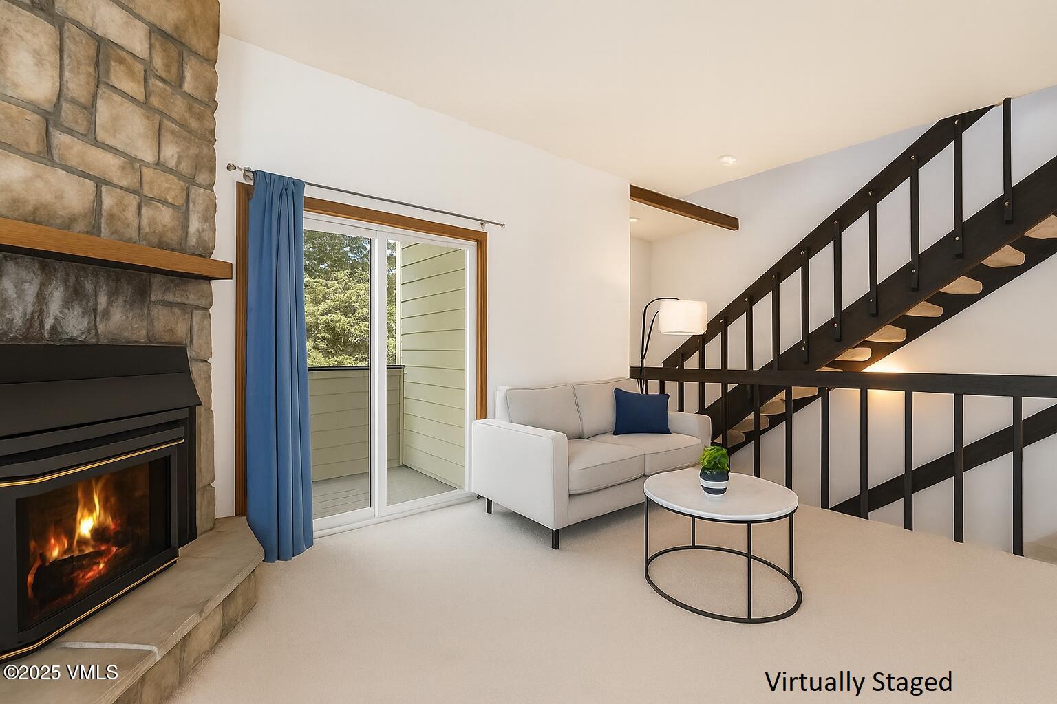 314 Eagle Road, Unit A4 Eagle-Vail, CO 81620 - Photo 6 of 27 Living room staged