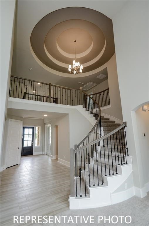226 Rio Ranchero Road Georgetown, TX 78628 - Photo 1 of 1 a view of entryway and hall with wooden floor