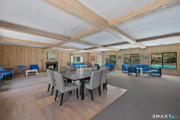 a view of backyard with green space