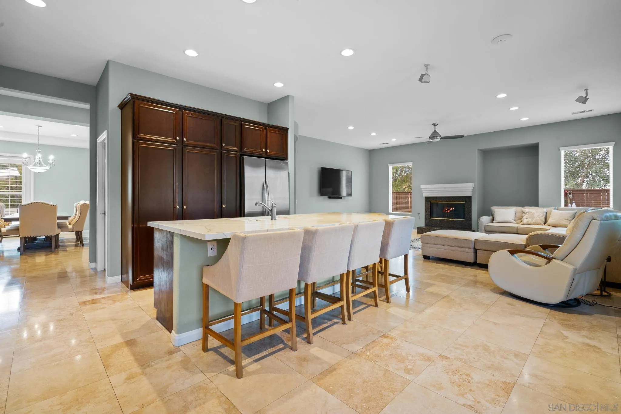 3252 Hidden Estates Lane Escondido, CA 92027 - Photo 11 of 32 a living room with furniture and a fireplace