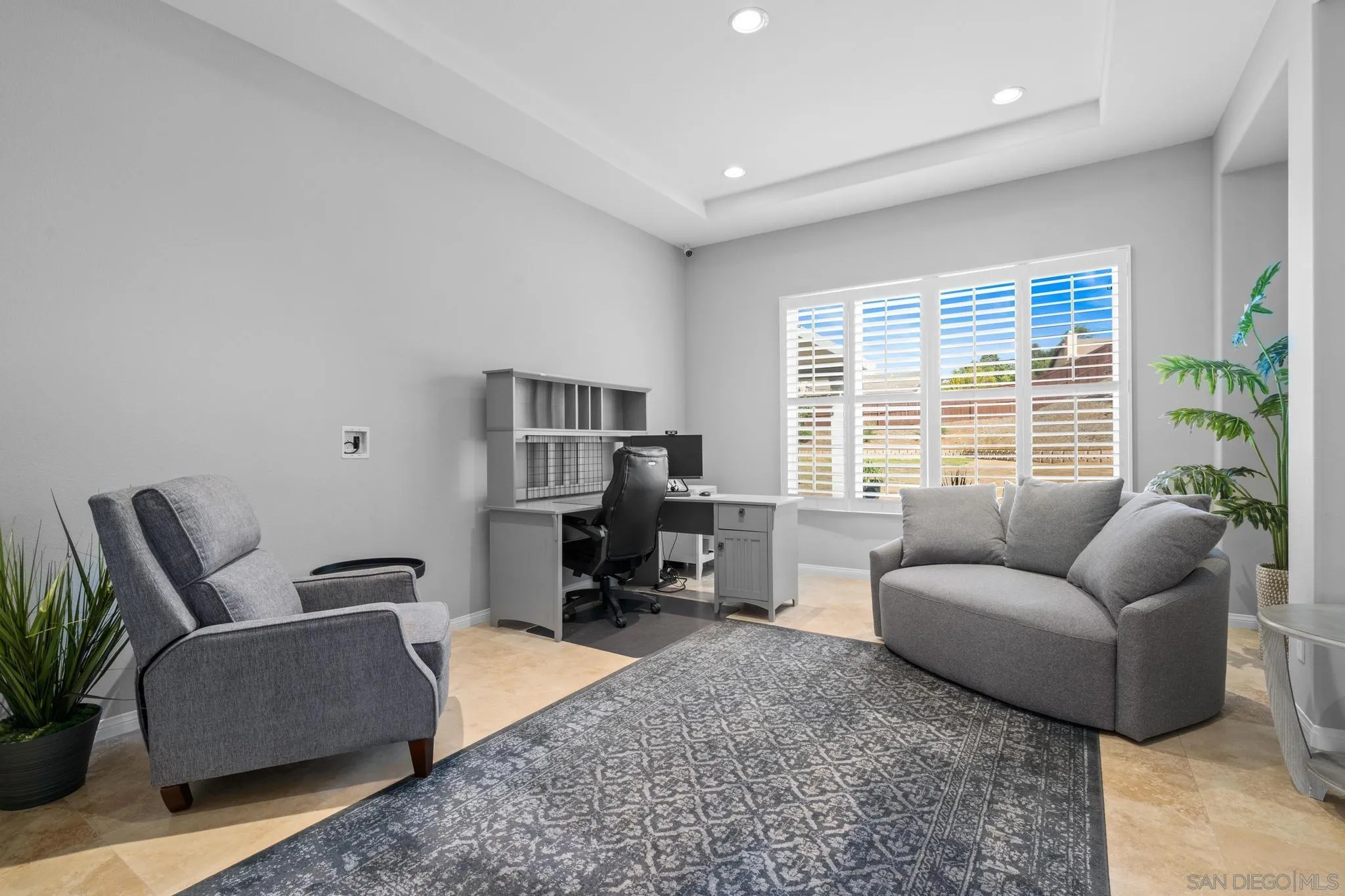 3252 Hidden Estates Lane Escondido, CA 92027 - Photo 6 of 32 a living room with furniture floor to ceiling window and a flat screen tv