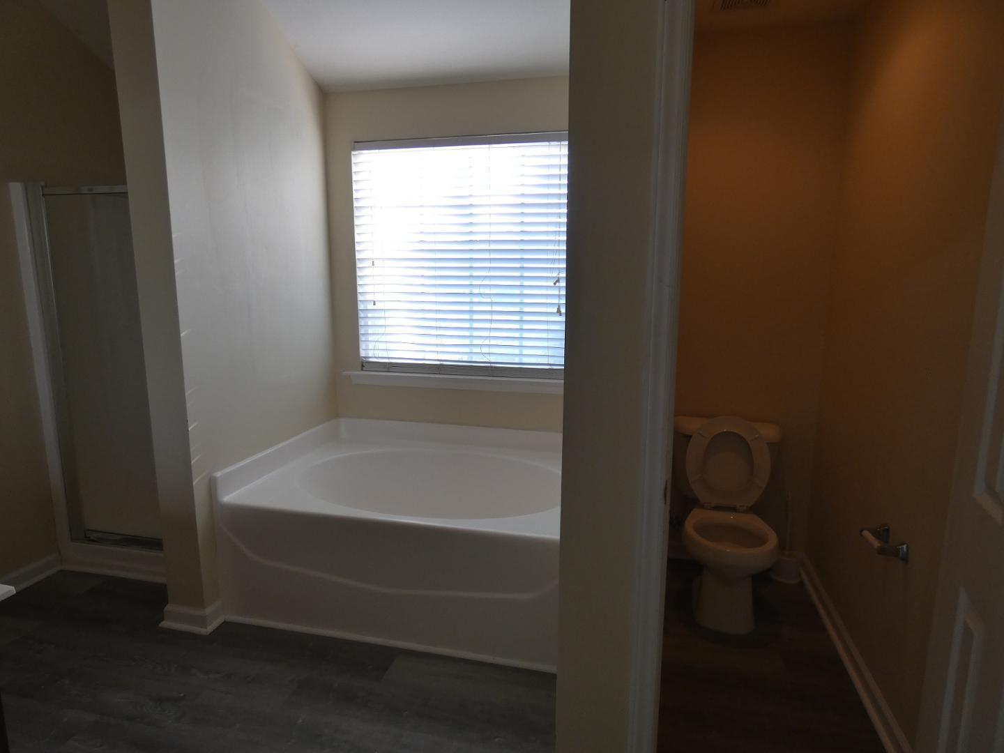 1624 Brown Owl Drive Raleigh, NC 27610 - Photo 15 of 22 a bathroom with a bathtub and a toilet
