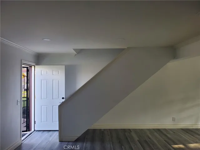 a view of entryway with stairs