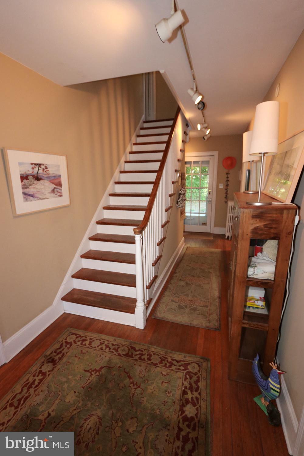 2701 Alden Road Bryn Athyn, PA 19006 - Photo 52 of 105 a view of entryway and hall with wooden floor