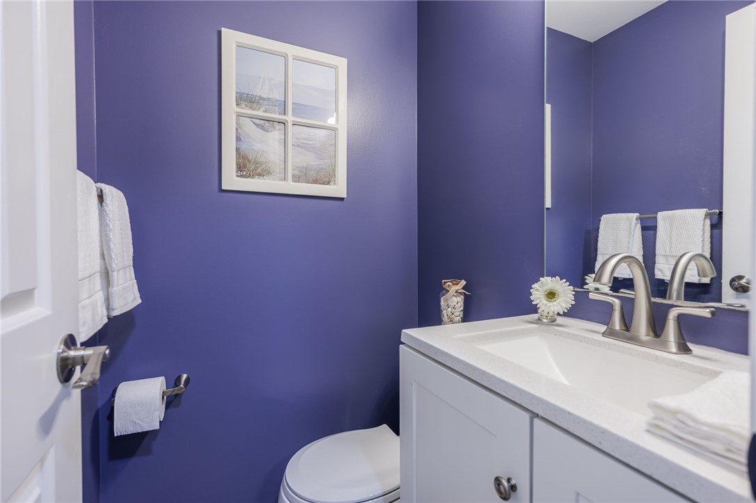 3431 South Winton Road Henrietta, NY 14623 - Photo 14 of 37 All New Powder Room with White Vanity for more sto
