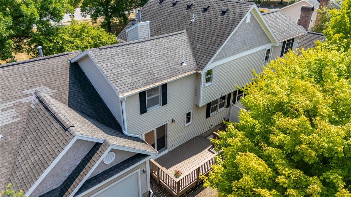 3431 South Winton Road Henrietta, NY 14623 - Photo 33 of 37 Back picture of Townhome and Deck
