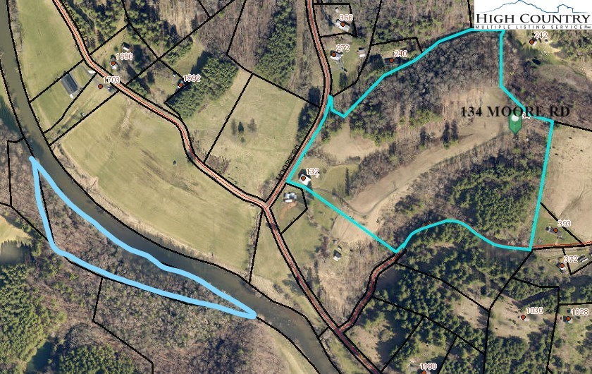 134 Moore Road Lansing, NC 28643 - Photo 21 of 22 a bird view of a house