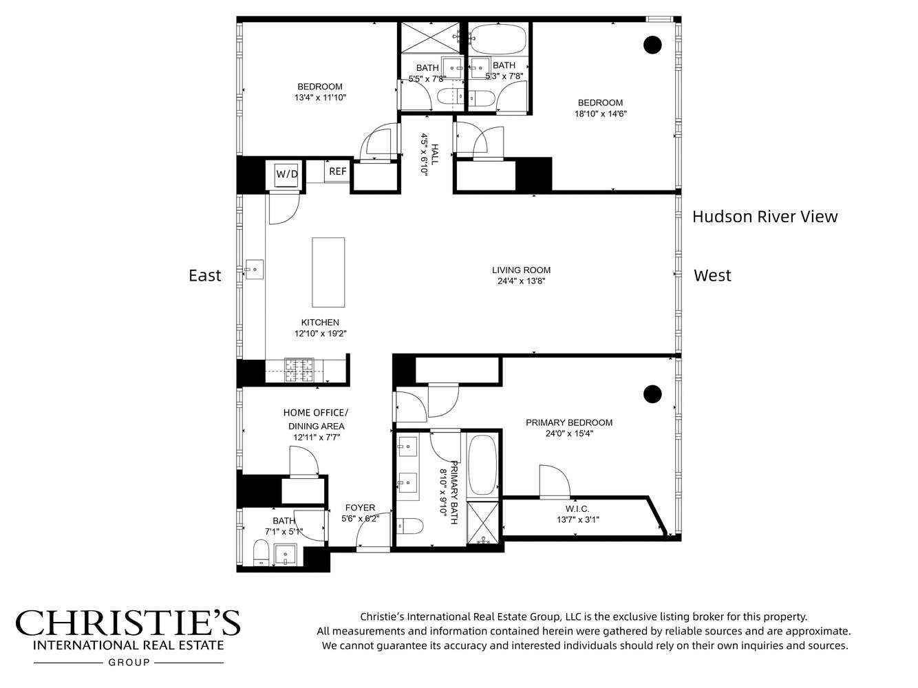 2 River Terrace, Unit 15T Manhattan, NY 10282 - Photo 22 of 22 a black and white photo of a book