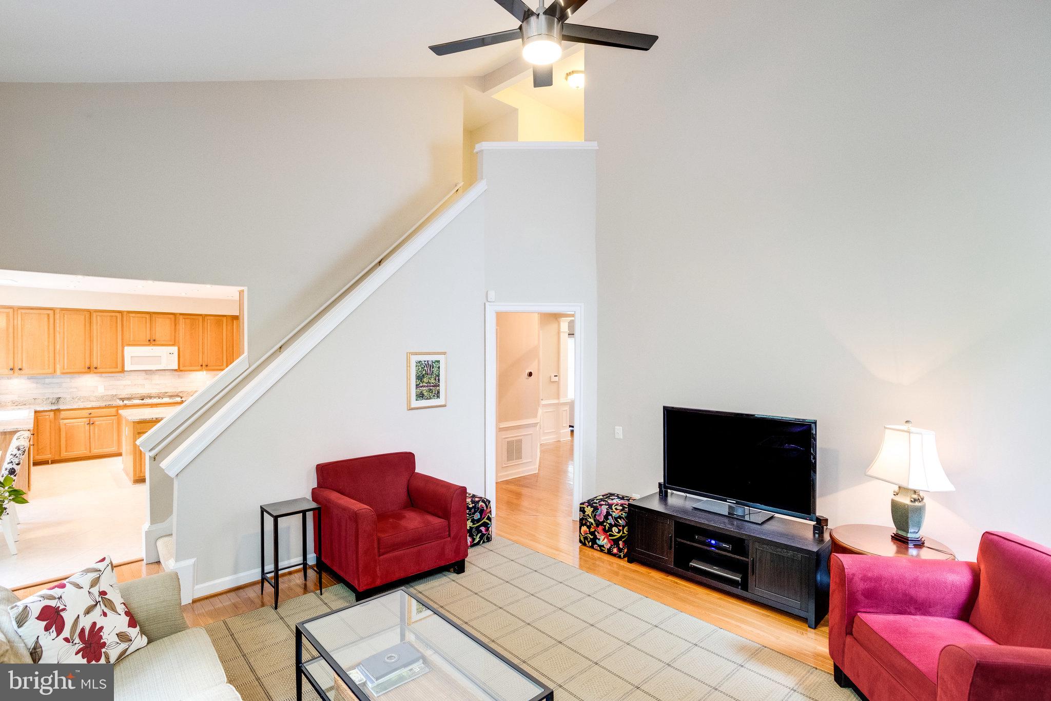 9706 Hidden Valley Road Vienna, VA 22181 - Photo 28 of 62 Double Staircase to Upper Level