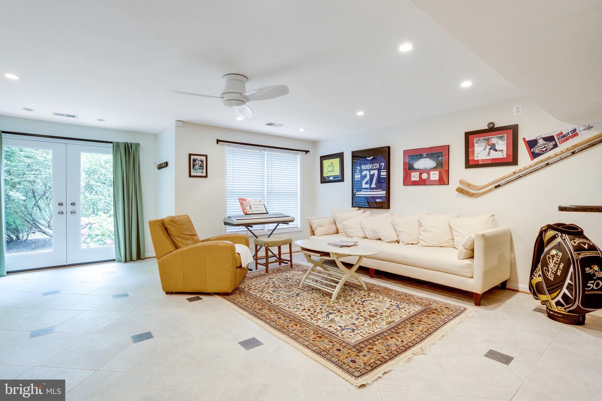 9706 Hidden Valley Road Vienna, VA 22181 - Photo 44 of 62 Rec Room in Lower Level w/Walk-Out