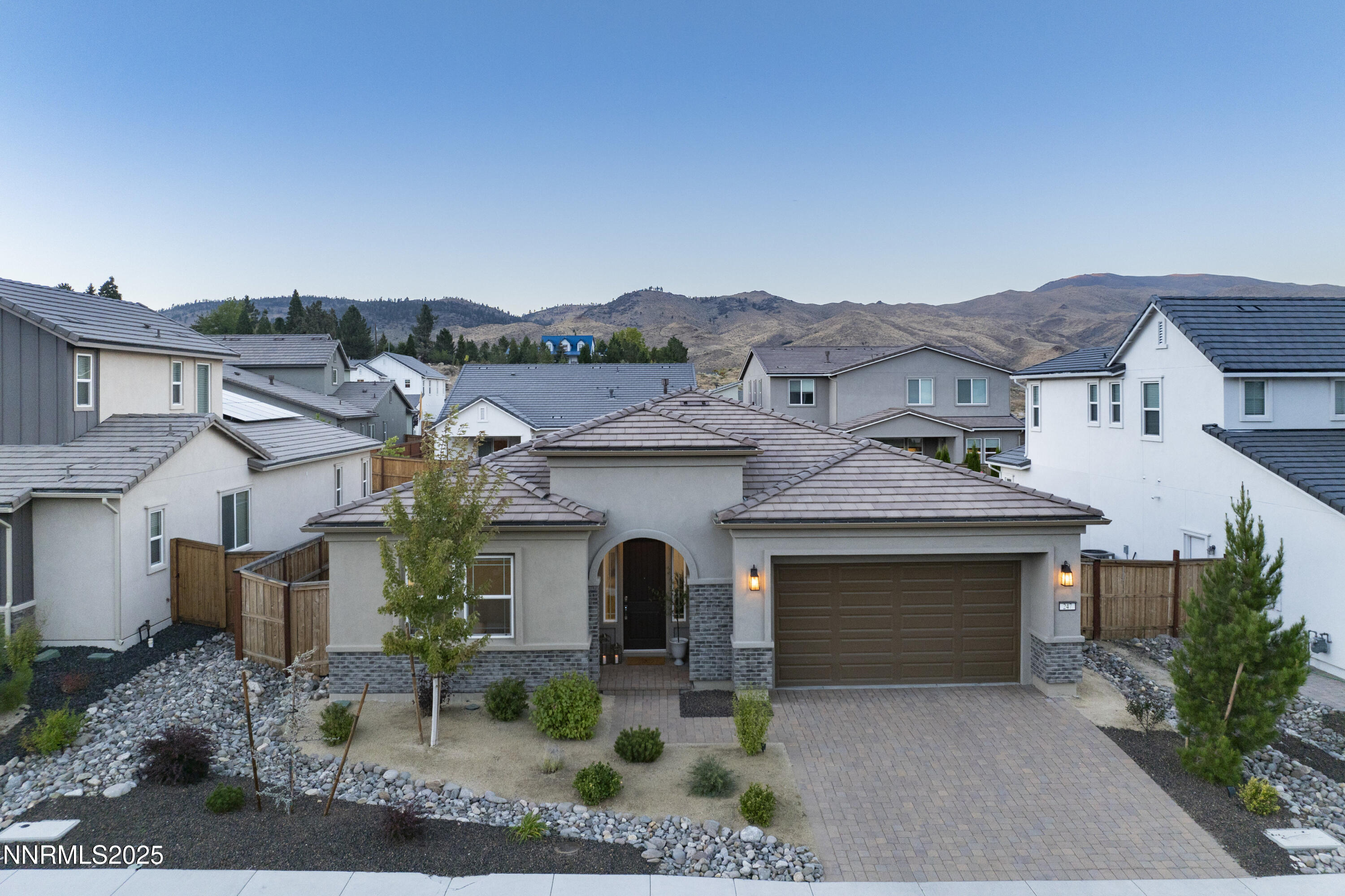 247 Starboard Drive Verdi, NV 89439 - Photo 38 of 41 a front view of a house with a yard and garage