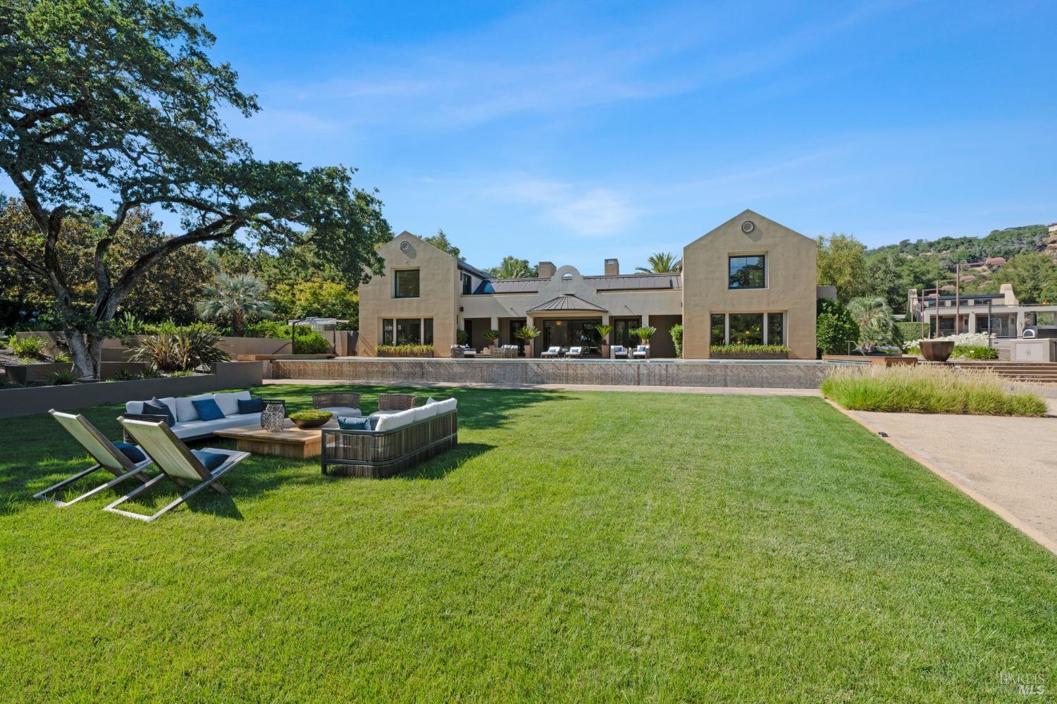 2000 Atlas Peak Road Napa, CA 94558 - Photo 55 of 80 a view of a house with a yard porch and sitting area