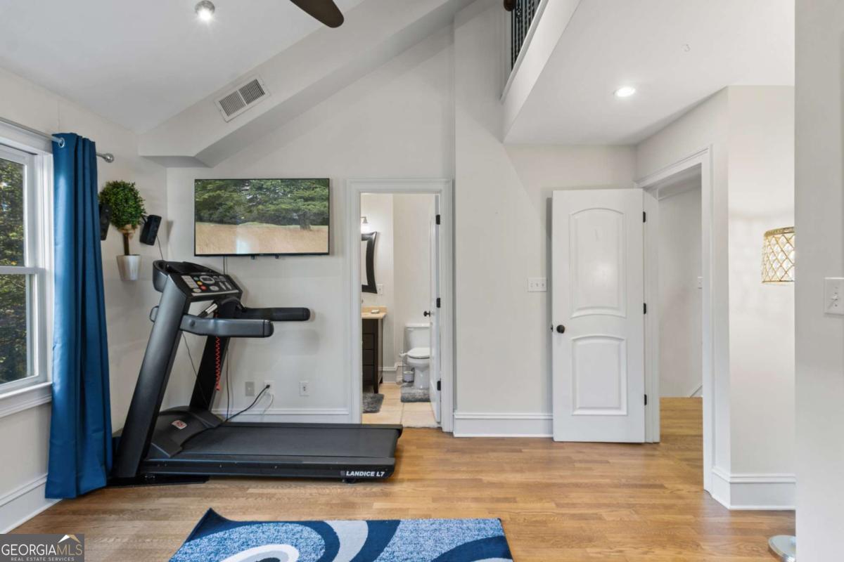 1532 Huntingdon Trail Atlanta, GA 30350 - Photo 54 of 68 a view of a room with gym equipment
