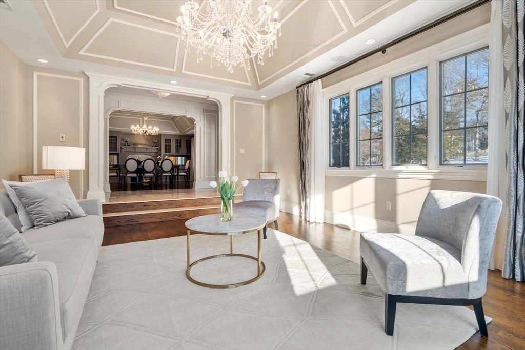 11 Hillcrest Road Weston, MA 02493 - Photo 14 of 42 a living room with furniture and a large window