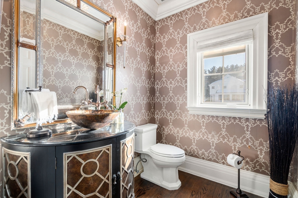11 Hillcrest Road Weston, MA 02493 - Photo 16 of 42 a bathroom with a sink and a toilet