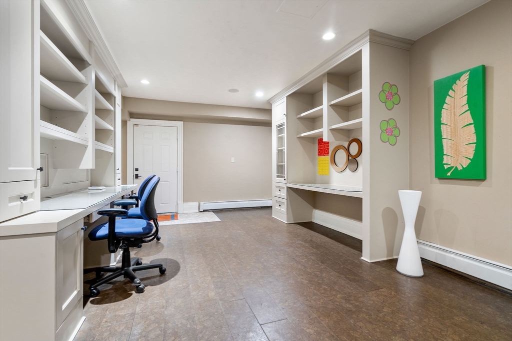 11 Hillcrest Road Weston, MA 02493 - Photo 35 of 42 a view of a workspace with furniture and a window