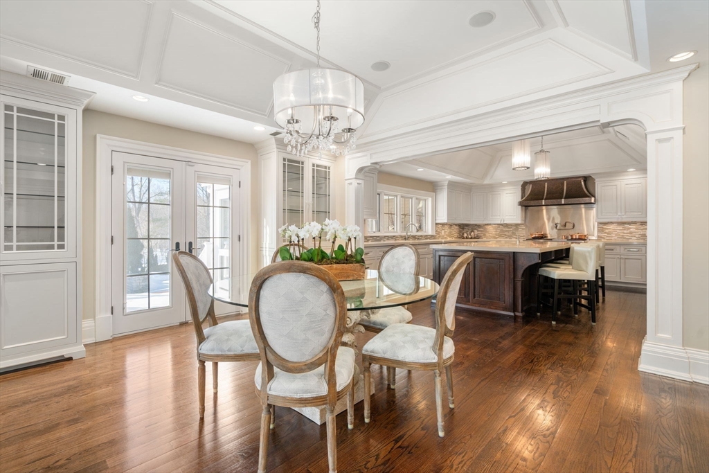 11 Hillcrest Road Weston, MA 02493 - Photo 7 of 42 a view of a dining room with furniture window and wooden floor