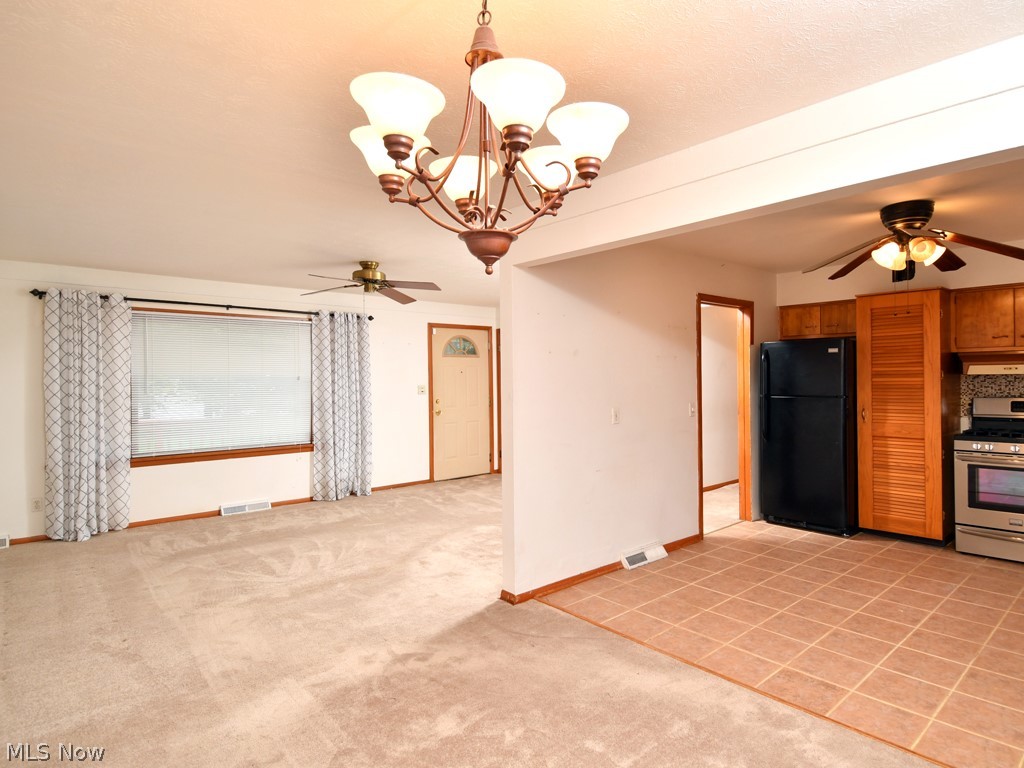 19924 Drake Road Strongsville, OH 44149 - Photo 7 of 31 Dining Room Looking Into Living Room and Kitchen