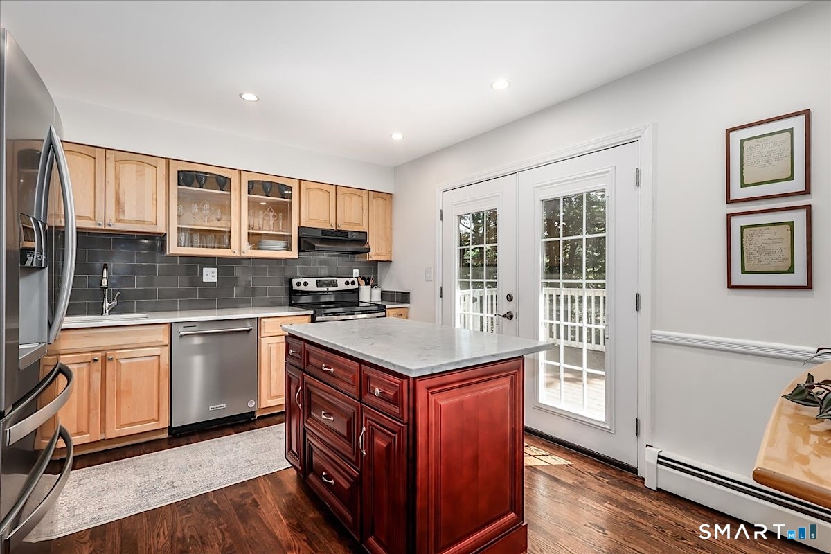 23 Cedar Hill Road Newtown, CT 06470 - Photo 11 of 30 Kitchen Features Stainless Steel Appliances