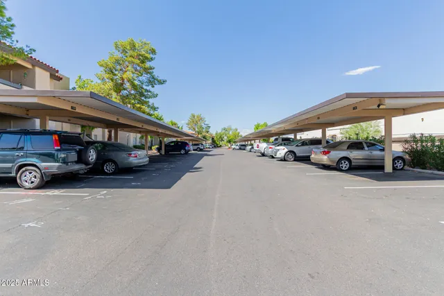 a view of a house with fountain bath tub and fire pit