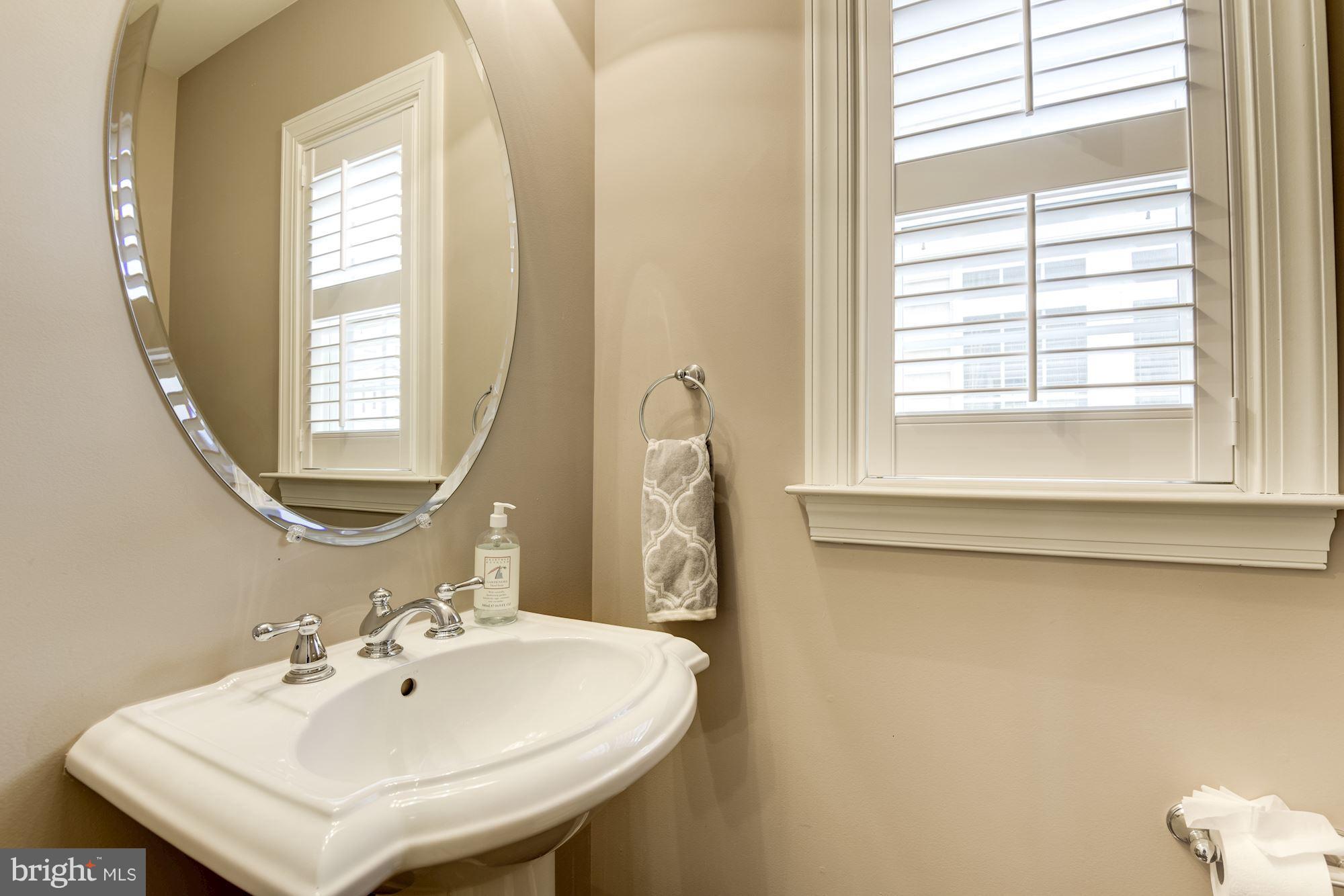 6015 Masondale Road Alexandria, VA 22315 - Photo 12 of 30 Powder Room on the Main Level. Pedestal Sink