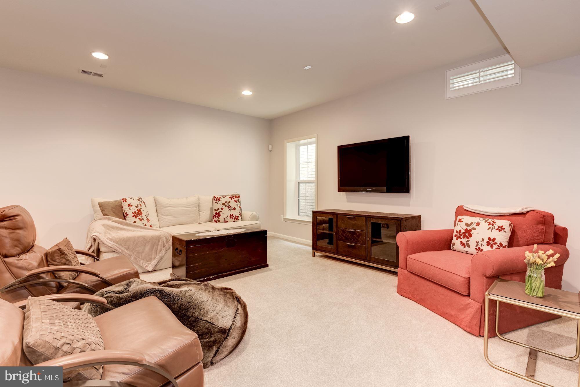 6015 Masondale Road Alexandria, VA 22315 - Photo 23 of 30 Large Recreation Room with New Carpet