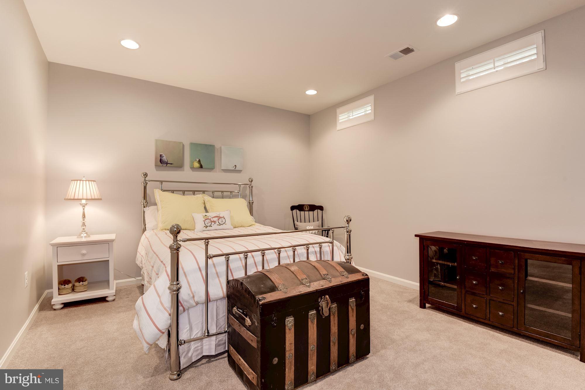 6015 Masondale Road Alexandria, VA 22315 - Photo 26 of 30 Lower Bedroom-Recessed Lights and New Carpet