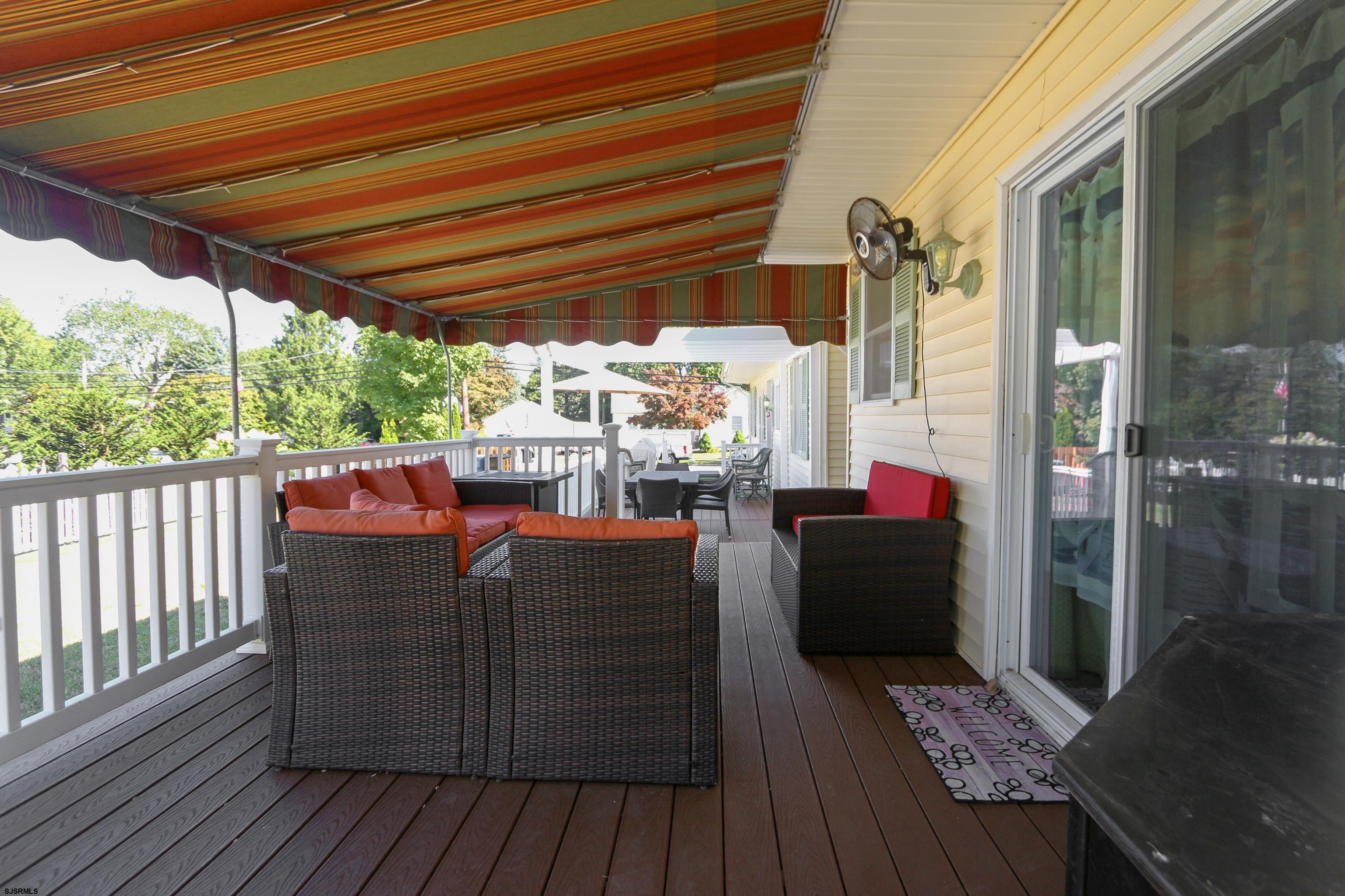 34 North Shore Road Marmora, NJ 08223 - Photo 22 of 37 a view of a chairs on the roof deck