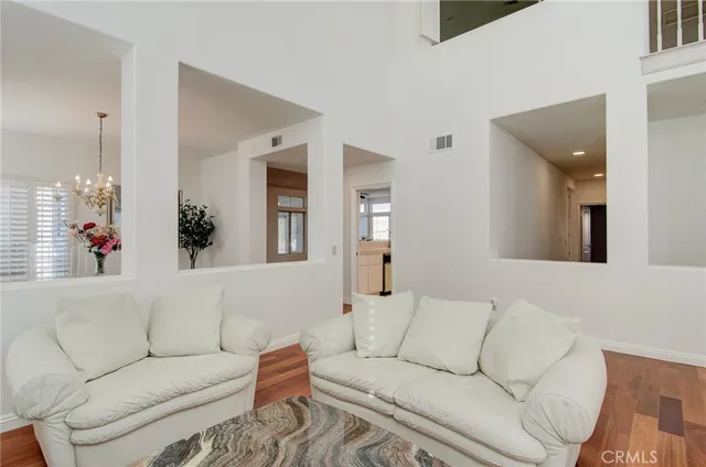 a bathroom with a sink vanity and a mirror