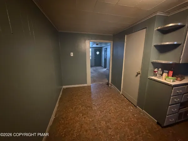 a room with storage and utility