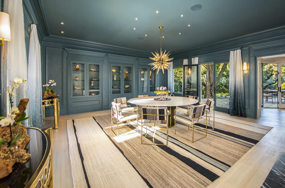 204 Hot Springs Road Santa Barbara, CA 93108 - Photo 11 of 56 a dining room with furniture and wooden floor
