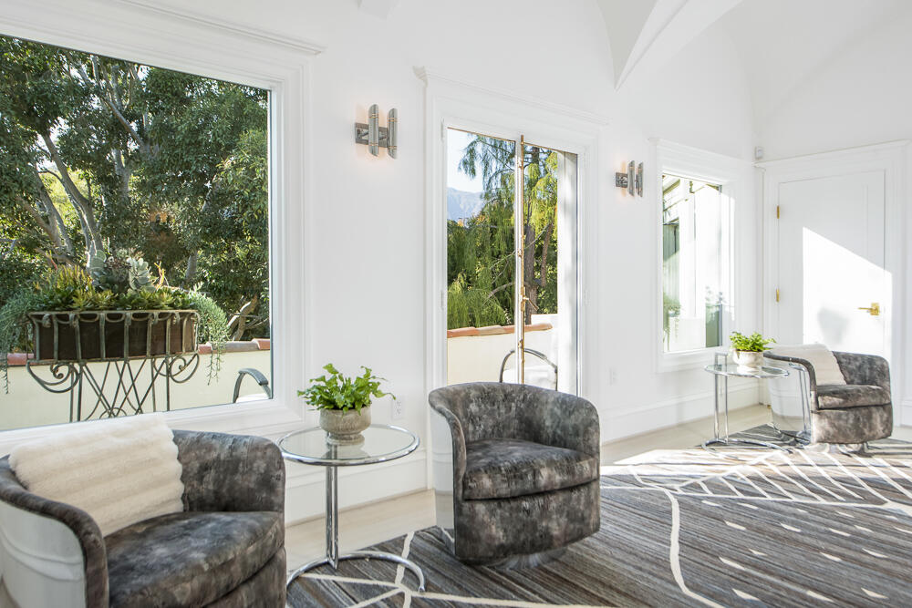 204 Hot Springs Road Santa Barbara, CA 93108 - Photo 21 of 56 a living room with furniture and a large window