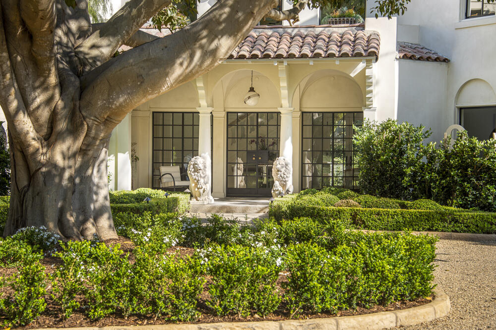 204 Hot Springs Road Santa Barbara, CA 93108 - Photo 4 of 56 front view of a house with a yard
