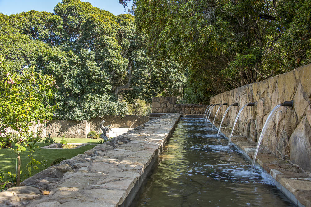 204 Hot Springs Road Santa Barbara, CA 93108 - Photo 52 of 56 a view of a yard with large trees
