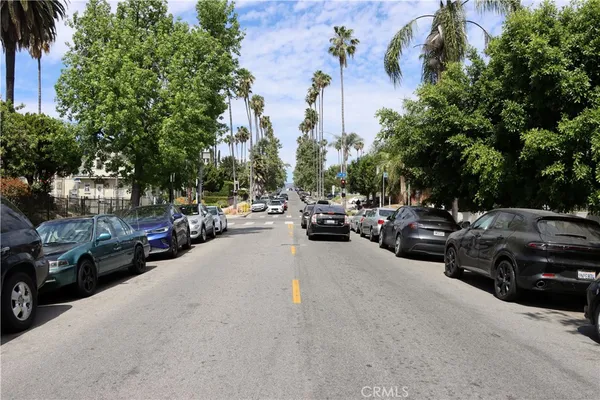 a view of the street