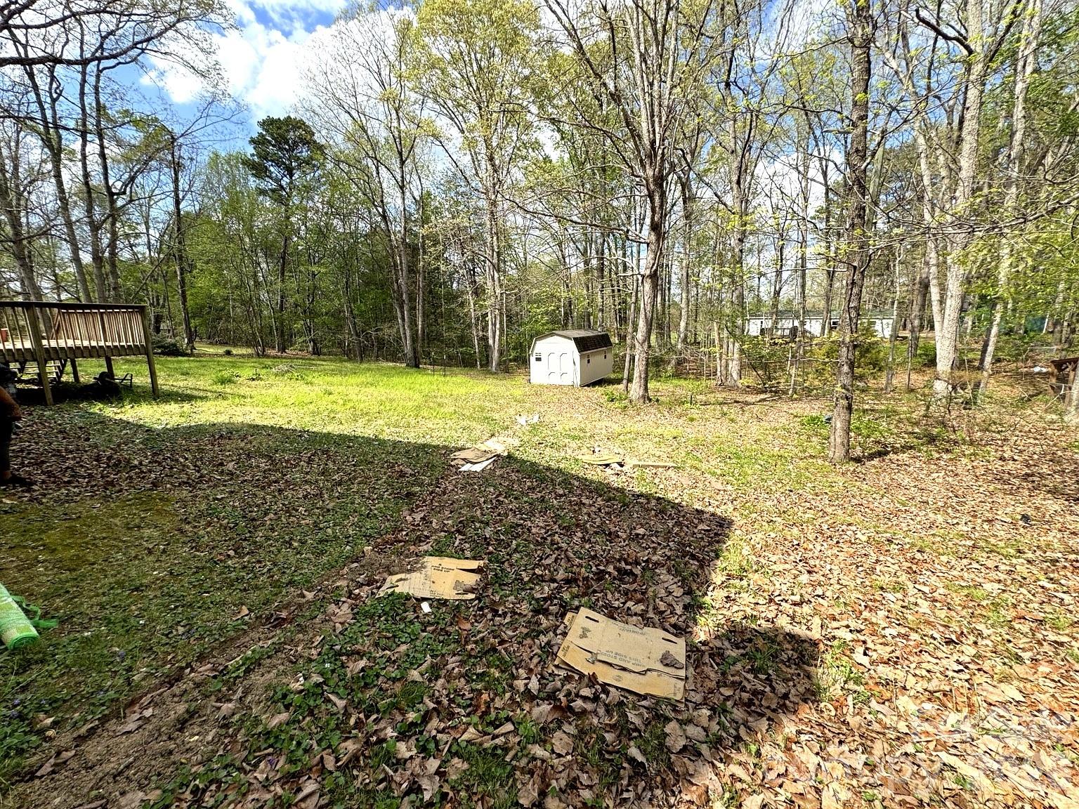 3968 Dover Street Claremont, NC 28610 - Photo 19 of 20 a view of a yard with trees