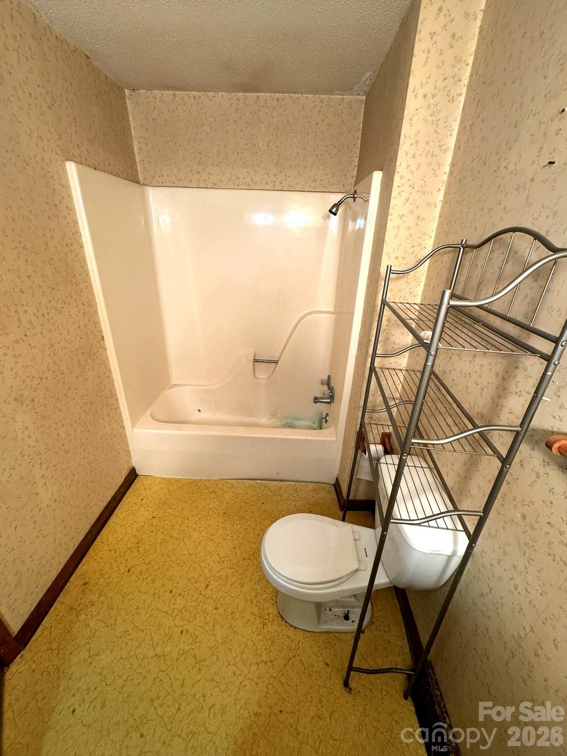 3968 Dover Street Claremont, NC 28610 - Photo 9 of 20 a bathroom with a toilet and a shower