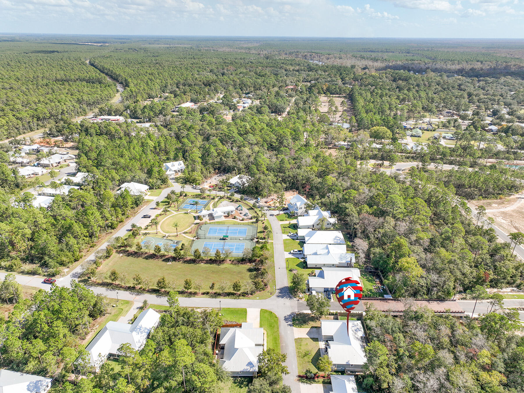 15 Hibernate Way Freeport, FL 32439 - Photo 36 of 38 a view of lake and city