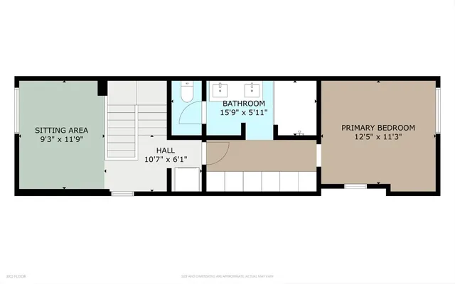 a picture of a bench in a back